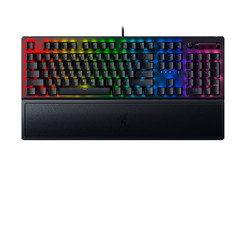 RAZER 雷蛇 黑寡妇蜘蛛V3 104键 有线机械键盘 黑色 Razer黄轴 RGB