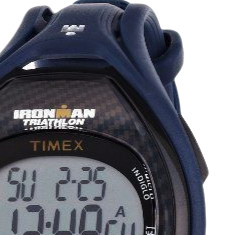 TIMEX 天美时 IRONMAN系列 T5K337 男士电子手表 37mm 灰色 蓝色树脂带 圆形