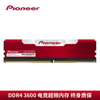 先锋(Pioneer) DDR4 3600台式机超频马甲内存条冰锋系列 8GB 3600频率