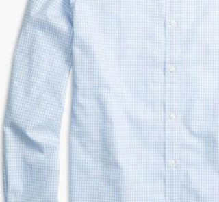 Brooks Brothers 布克兄弟 Red Fleece系列男士棉质细格纹长袖衬衫