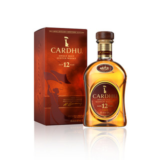 Cardhu Amber黑石卡杜 12年 苏格兰单一麦芽威士忌 700ml