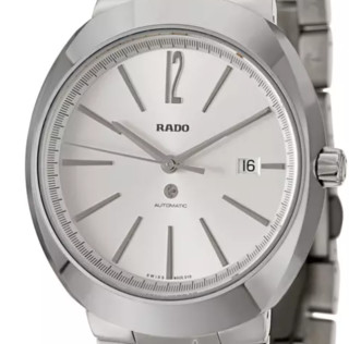 RADO 雷达 D-STAR帝星系列 R15329103 男士机械手表 42mm 银盘 银色精钢表带 圆形