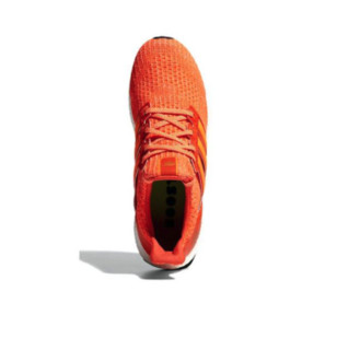 adidas 阿迪达斯 Ultra Boost 4.0 中性跑鞋 FW3722 警报红荧光/橙色/浅米色/金金属 40.5