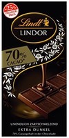 Lindt Lindor Promotiontafel 70%, Extra dunkel, 10er Pack (10 x 100 g)