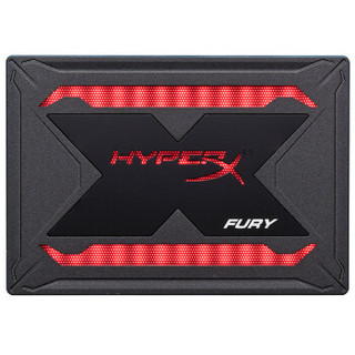 金士顿(Kingston)HyperX Fury系列 480G SATA3 RGB 固态硬盘