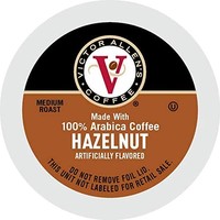 半价！Victor Allen's Coffee 榛子口味K-Cup 适用于Keurig 2.0咖啡机 80颗 中度烘焙 单份咖啡胶囊