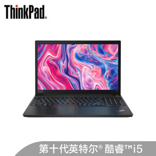 联想ThinkPad E15(3QCD)酷睿版 英特尔酷睿i5 15.6英寸轻薄笔记本电脑(i5-10210U 8G 512GSSD 2G独显 FHD)黑