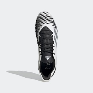 adidas 阿迪达斯 Predator 20.2 MG 男子足球运动鞋 FW9227 白黑 43