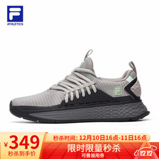 FILA ATHLETICS 斐乐官方 男子训练鞋 2020新款潮流复古综训鞋男鞋 碳灰色-JS 42