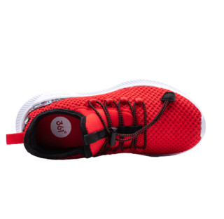 361° 年兽系列 男童网面运动休闲鞋 N71913508 大学红/碳黑  39