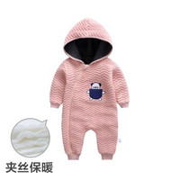 齐齐熊 cicibear QQ2374 婴儿保暖连体衣 姜黄 100cm
