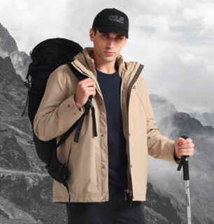 Jack Wolfskin 狼爪 EVERYDAY OUTDOOR系列 男士冲锋衣 5120131 沙丘色 L