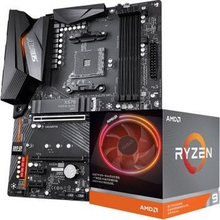 技嘉（GIGABYTE）X570 AORUS ELITE WIFI 主板 + AMD 锐龙 9 3900X 板U套装/主板+CPU套装