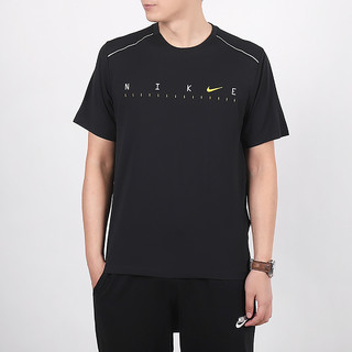 NIKE 耐克 Dri-FIT 男士运动T恤 CJ6484-010 黑色 L