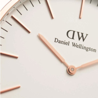 Daniel Wellington 丹尼尔惠灵顿 Classic系列 DW00200041 中性石英手表 36mm 白盘 迷彩织物带 圆形 和平精英联名