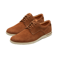Clarks 其乐 Vennor Walk系列 261317497 男士皮革系带低帮平跟休闲鞋