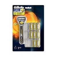 中亚Prime会员：Gillette 吉列 锋隐致护 手动剃须刀 1刀架9刀头