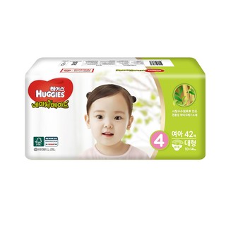 HUGGIES 好奇 天然之选 女宝纸尿裤 L42片