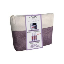 L'OREAL 欧莱雅套装(水光日霜50ml+安瓶三支装+化妆收纳袋)