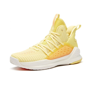 商品anta 安踏 kt4 水花一代 男士篮球鞋 11921688-6 清亮黄