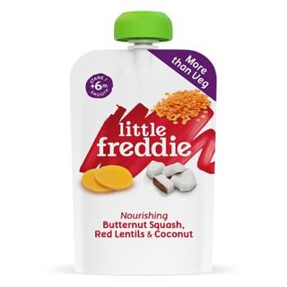 小皮（Little Freddie）椰子红小扁豆南瓜蔬菜泥120g*1袋 宝宝营养无添加糖盐蔬果泥婴幼儿辅食泥 *2件