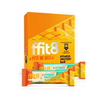 ffit8蛋白棒 饱腹营养能量棒 运动代餐零食 芒果橙子味35g*7支/盒 *3件