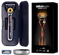 GilletteLabs 吉列 热感男士剃须旅行套装（1刀架+2刀头+充电器+旅行盒）
