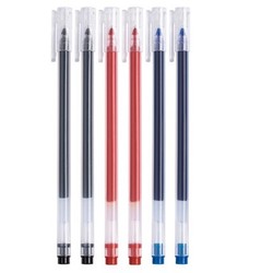 智购 巨能写大容量中性笔 6支装 3色可选