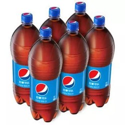 PEPSI 百事 百事可乐 Pepsi 碳酸饮料  2L*6瓶  *2件