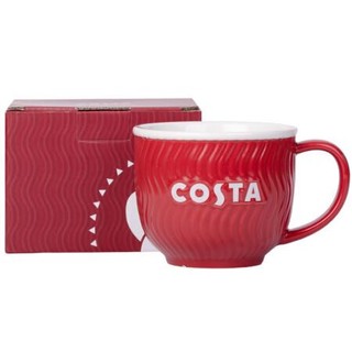 COSTA 咖世家 简约陶瓷小红杯 350ml *3件