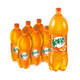 京东PLUS会员：PEPSI 百事 美年达可乐 Mirinda 橙味 汽水碳酸饮料 2L*6瓶 整箱装 *2件