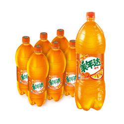 PEPSI 百事 美年达可乐 Mirinda 橙味 汽水碳酸饮料 2L*6瓶 整箱装 *2件