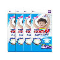GOO.N 大王 维E系列 婴儿纸尿裤 XL42片 4件装
