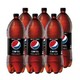 Pepsi 百事可乐 无糖 碳酸饮料大瓶装 2Lx6瓶  *2件