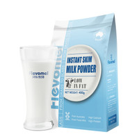 京东PLUS会员：Flevomel 风车牧场 脱脂高钙成人牛奶粉 400g *2件 +凑单品