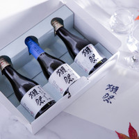 DASSAI 獭祭 纯米酿造日本酒组合（纸盒精装180毫升＊3瓶（二割三分、三割九分、45）