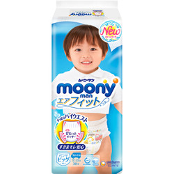 moony 尤妮佳 男宝宝拉拉裤 XL38片 *4件