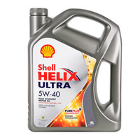历史低价：Shell 壳牌 全合成机油 超凡喜力Helix Ultra 5W-40 灰壳A3/B4 SN 4L *3件