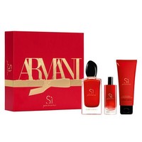 ARMANI 阿玛尼 红色SÌ 迷情挚爱女士香水套装（香水 EDP100ml+香水小样 EDP15ml+润肤露 75ml）