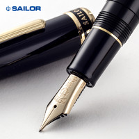 SAILOR 写乐 新版长刀研10-7111大型鱼雷金夹21K金尖练字书写钢笔
