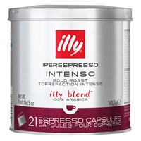 illy  意利 IPSO浓缩咖啡胶囊 140.7g（家庭装/深度烘焙） *3件