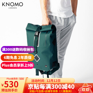 KNOMO男双肩包15.6英寸电脑包休闲运动包防水背包男KEW男士旅行包 Q城市背包