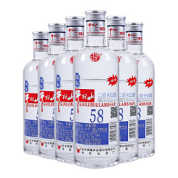 Niulanshan 牛栏山 二锅头 58度 清香型白酒 500ml*6瓶 *2件