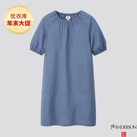 童装/亲子装 麻混纺连衣裙(水洗产品)(五分袖) 427438