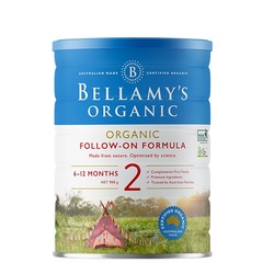 BELLAMY‘S 贝拉米 有机婴儿奶粉 2段 900克 *2件