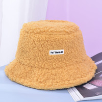 CARTELO 卡帝乐鳄鱼 仿羊羔毛渔夫帽