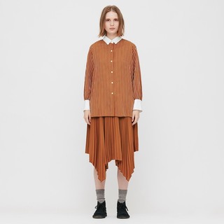 Uniqlo 优衣库女士衬衫 Uniqlo 优衣库x Jw Anderson 女装条纹长衬衫 报价价格评测怎么样 什么值得买 Uniqlo 优衣库女士衬衫 Uniqlo 优衣库x Jw Anderson 女装条纹长衬衫 报价价格评测怎么样 什么值得买