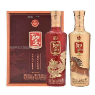 商品wuliangye 五粮液 圣酒系列 龙马精神 52%vol 浓香型白酒 500ml*2