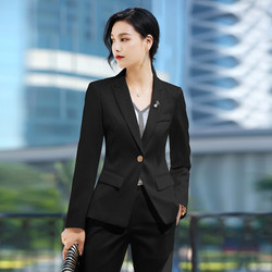 罗蒙女式休闲西装外套新款时尚一粒扣商务休闲ol通勤单西服 什么值得买