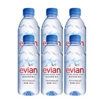 聚划算百亿补贴：evian 依云矿泉水饮用水 330ml*6瓶